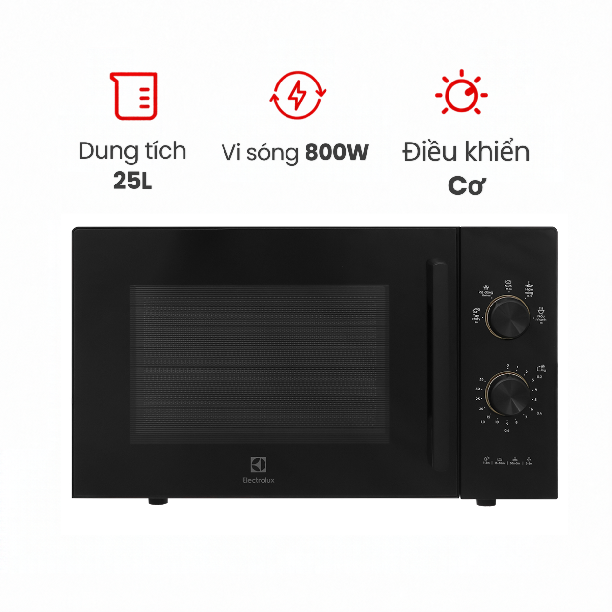 Lò vi sóng Electrolux EMM23K22B 23 lít