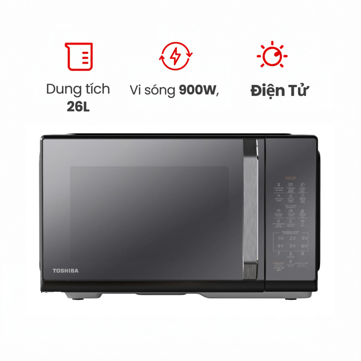Lò vi sóng có nướng Panasonic NN-CT66MBYUE 27 lít