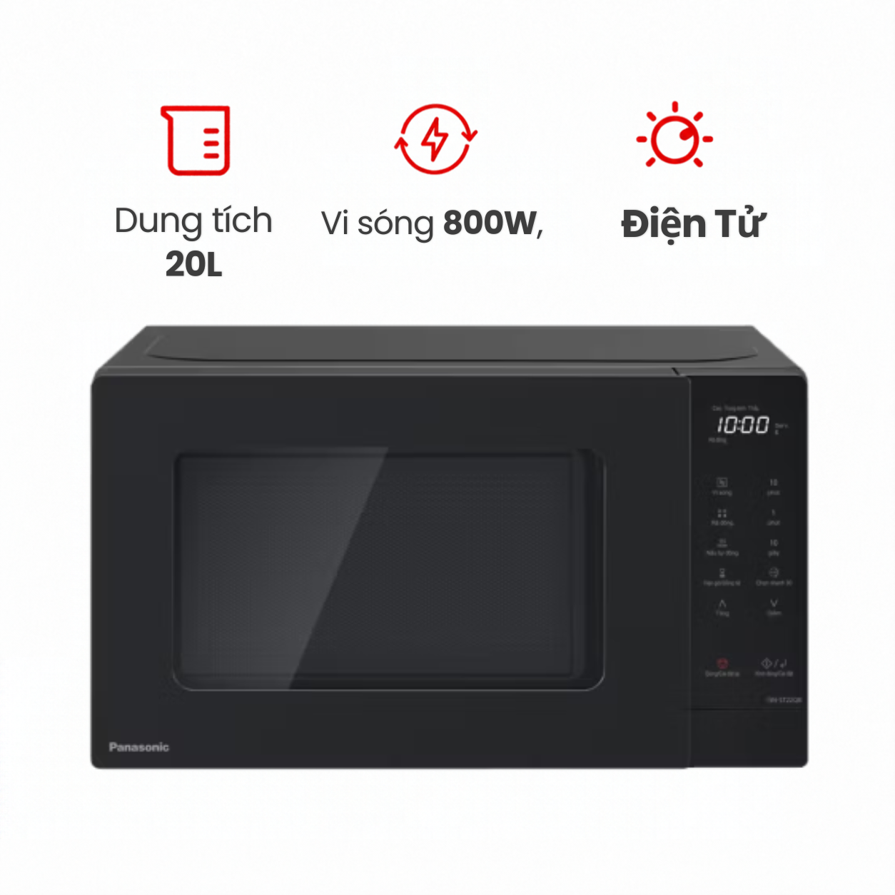 Lò vi sóng Panasonic NN-ST22QBYUE 20L