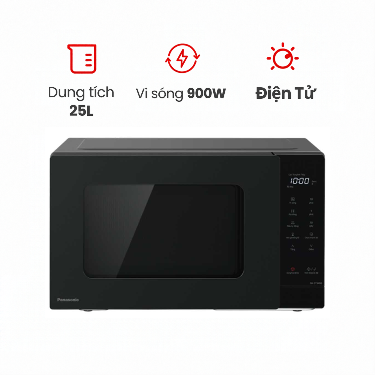 Lò vi sóng Panasonic NN-ST34NBYUE 25 lít không nướng