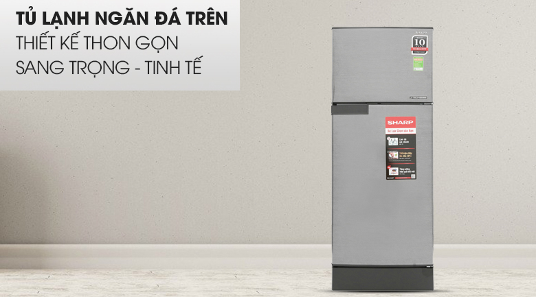 Tủ lạnh Sharp SJ-X196E-SL Inverter 185 lít