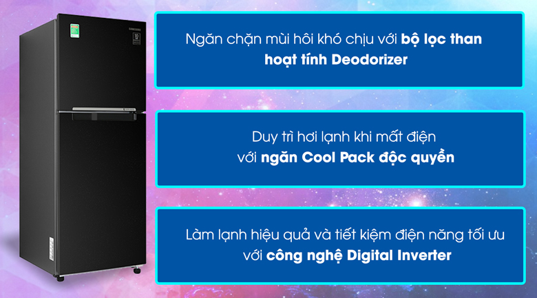 Tủ lạnh Samsung RT20HAR8DBU/SV Inverter 208 lít