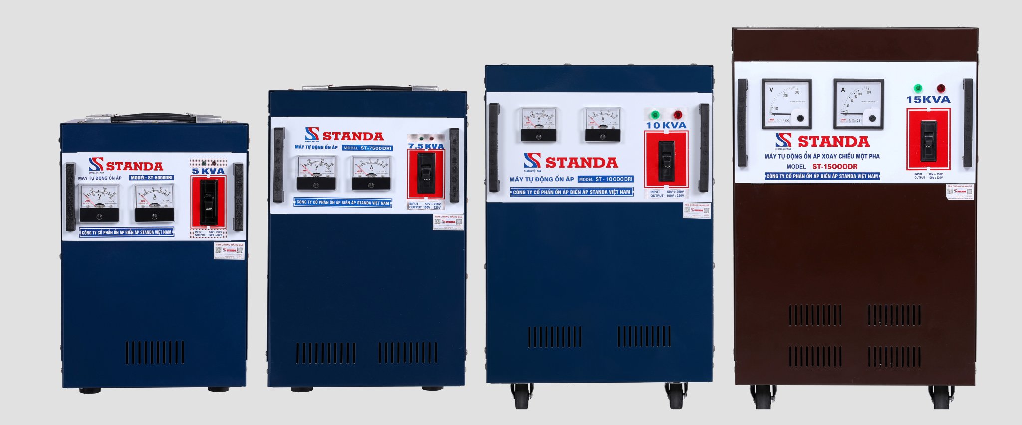 Ổn áp Standa RS5000DRII 5KVA dải 90-250V