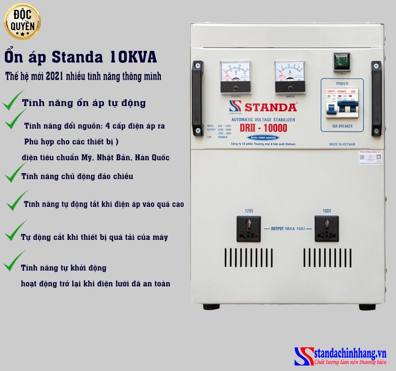 Ổn áp đa chức năng Standa CS10000, dải 50 - 250 DRII-10000