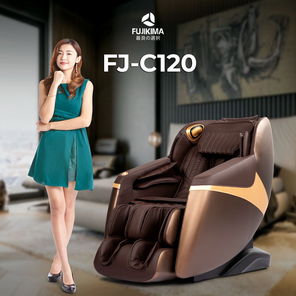 Ghế massage Fujikima FJ-C120BROWN màu nâu
