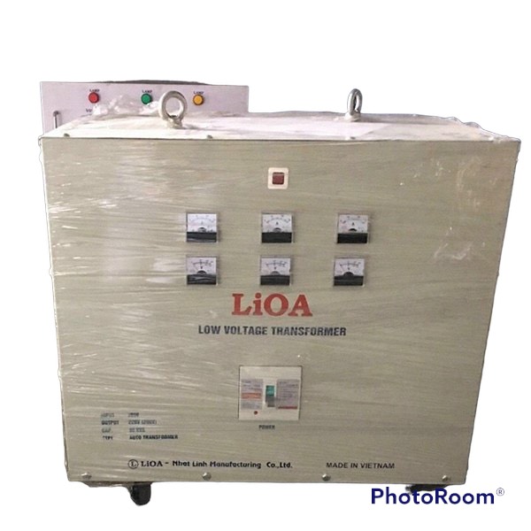 Biến áp đổi nguồn hạ áp 3 pha loại cách ly Lioa 50KVA