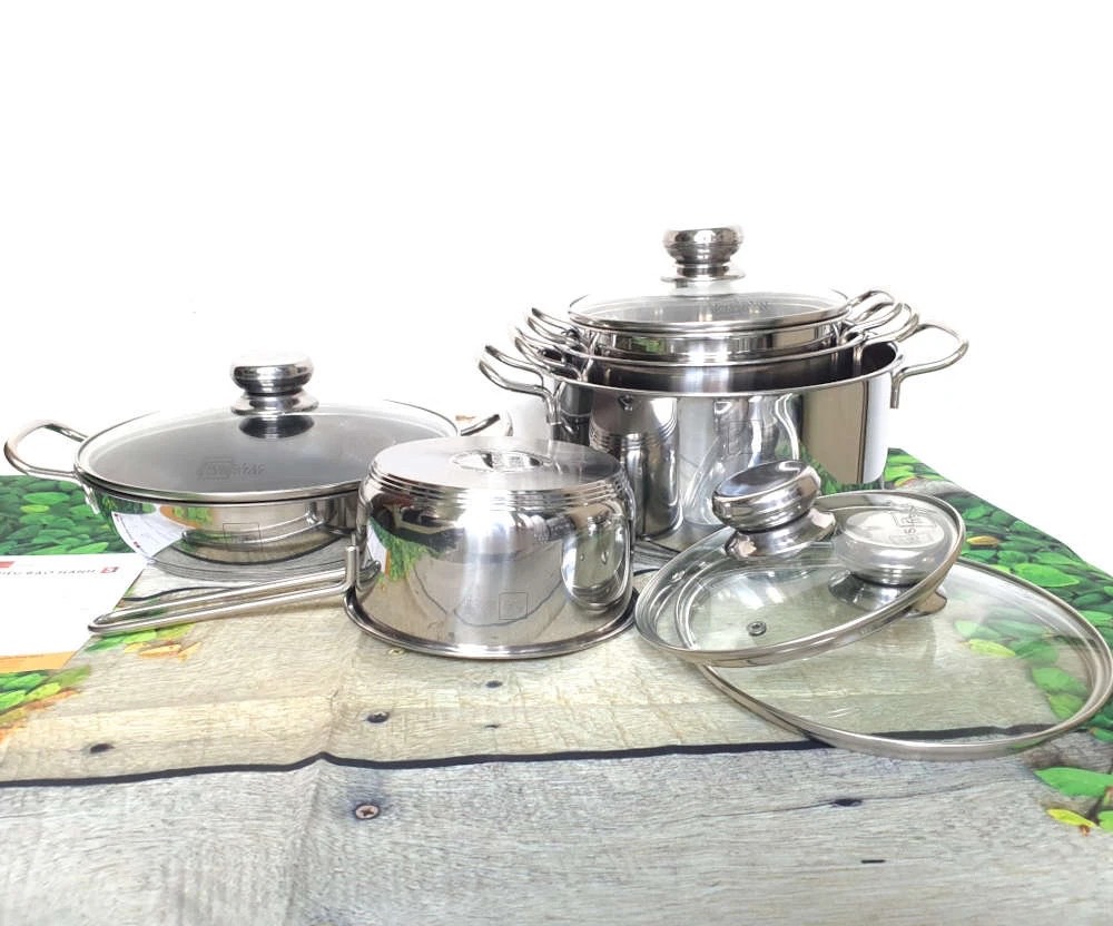 Bộ nồi Fivestar FSB55D001 5 chiếc inox 5 lớp