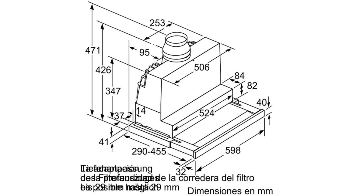 Máy hút mùi âm tủ Bosch DFS067K51 seri 8