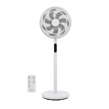 Quạt cây Panasonic F-30JLVG 7 cánh, cánh 30cm, có điều khiển, màu xám