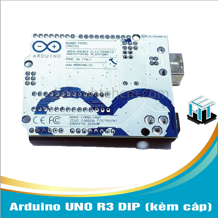 Arduino UNO R3 DIP kèm dây cáp CHẤT LƯỢNG HTE LINH KIỆN ĐIỆN TỬ PRO