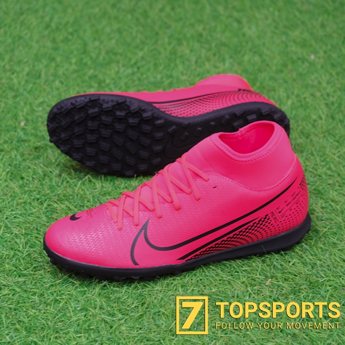 Nike Mercurial Superfly VII Club TF - Laser Crimson/Black AT7980 606  7TOPSPORTSVN