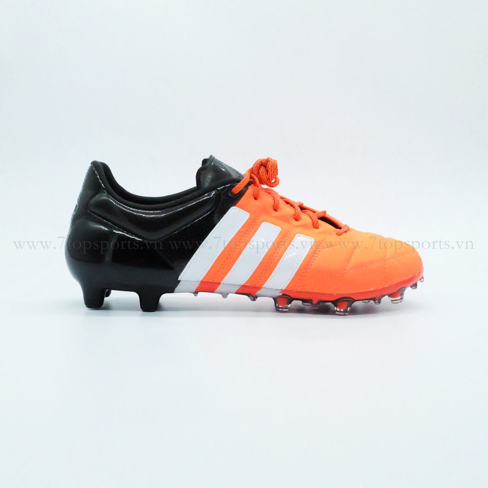 Adidas ACE 15.1 FG/AG Leather – Orange/Black/White B32820 7TOPSPORTSVN Adidas Ace 15.1 Fg/Ag Leather – Orange/Black/White B32820 7Topsportsvn
