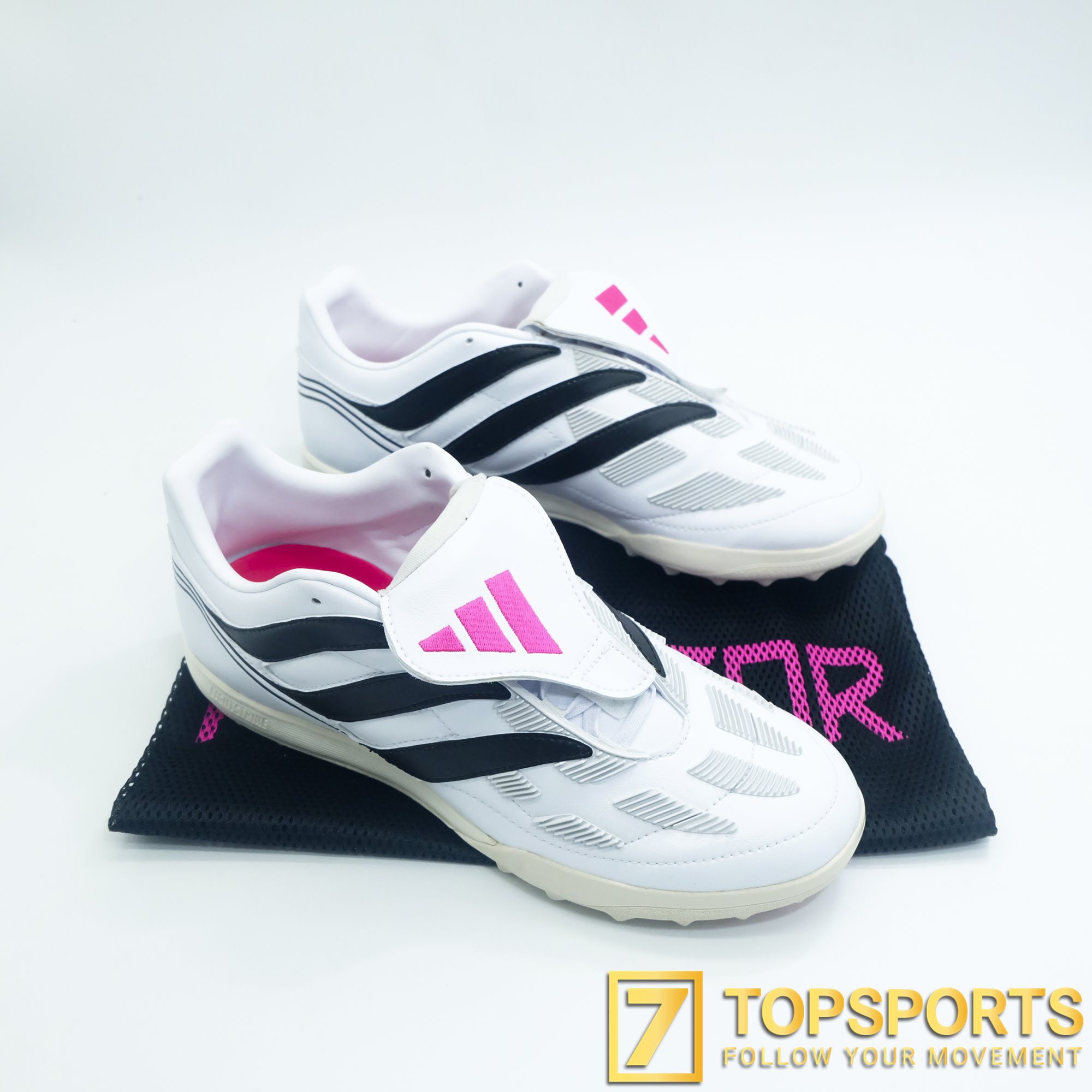 Adidas Predator Precision.1 Tf - Cloud White/Core Black/Team Shock Pink  Id6789 7Topsportsvn