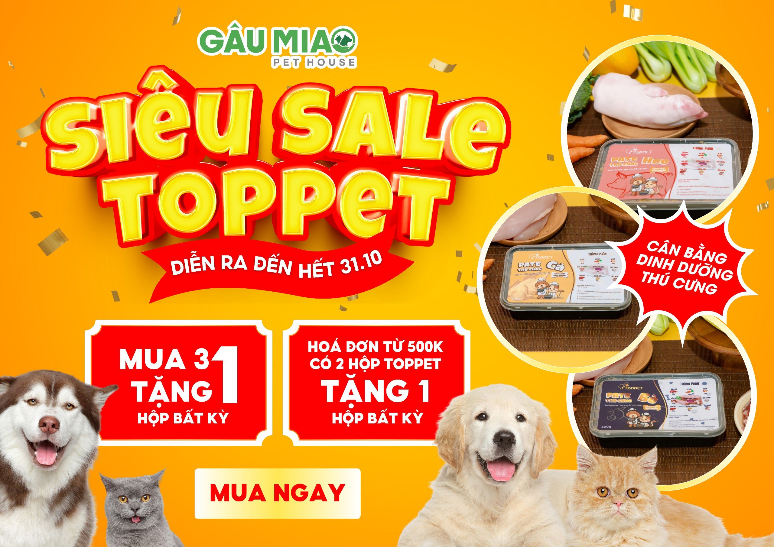 🤩 GÂU MIAO KẾT HỢP TOPPET - SIÊU SALE CỰC ĐỈNH 🤩
