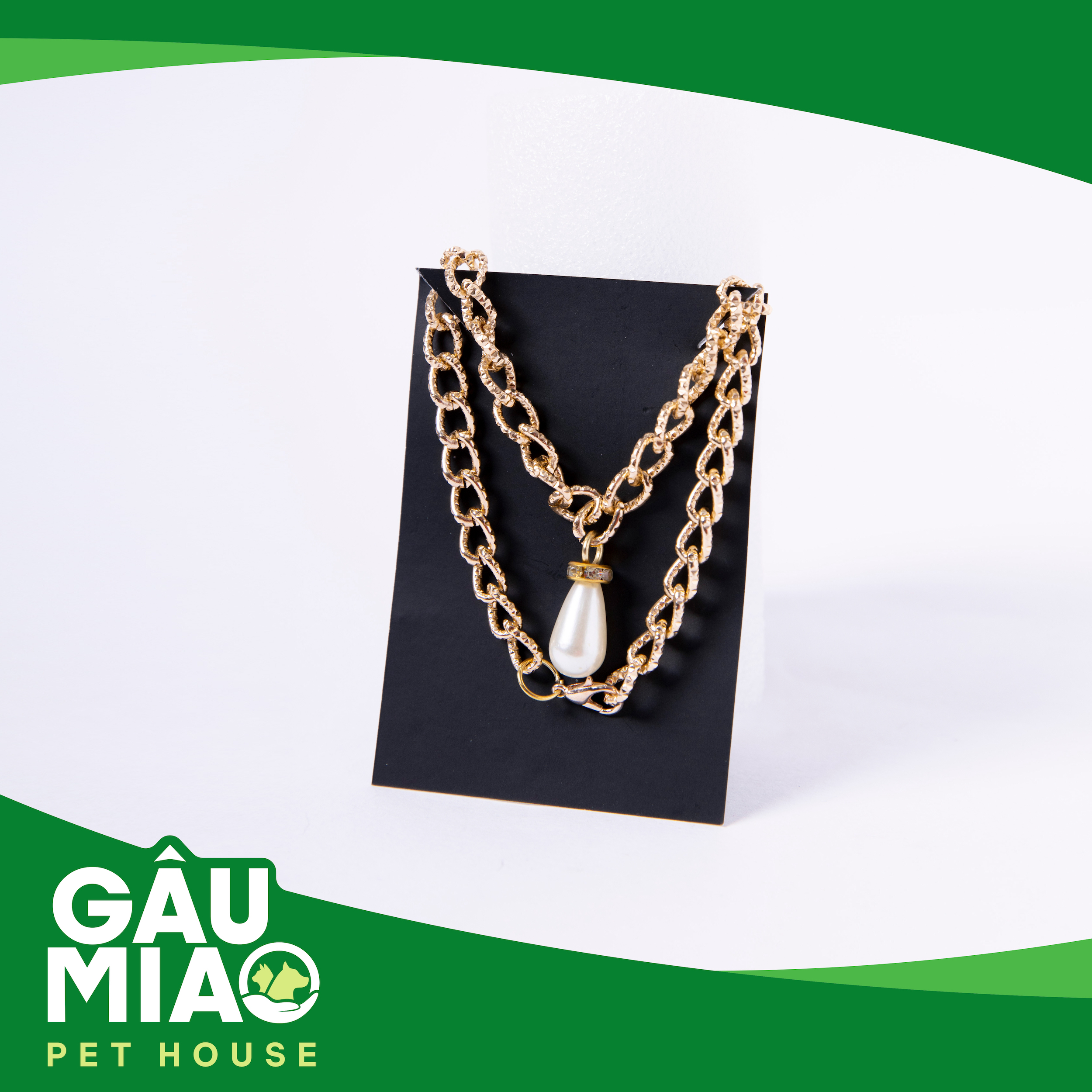 Vòng cổ Vàng Mặt ngọc