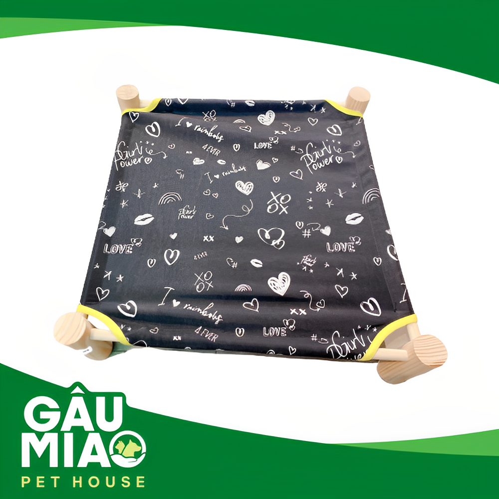 Giường võng gỗ 45x47cm