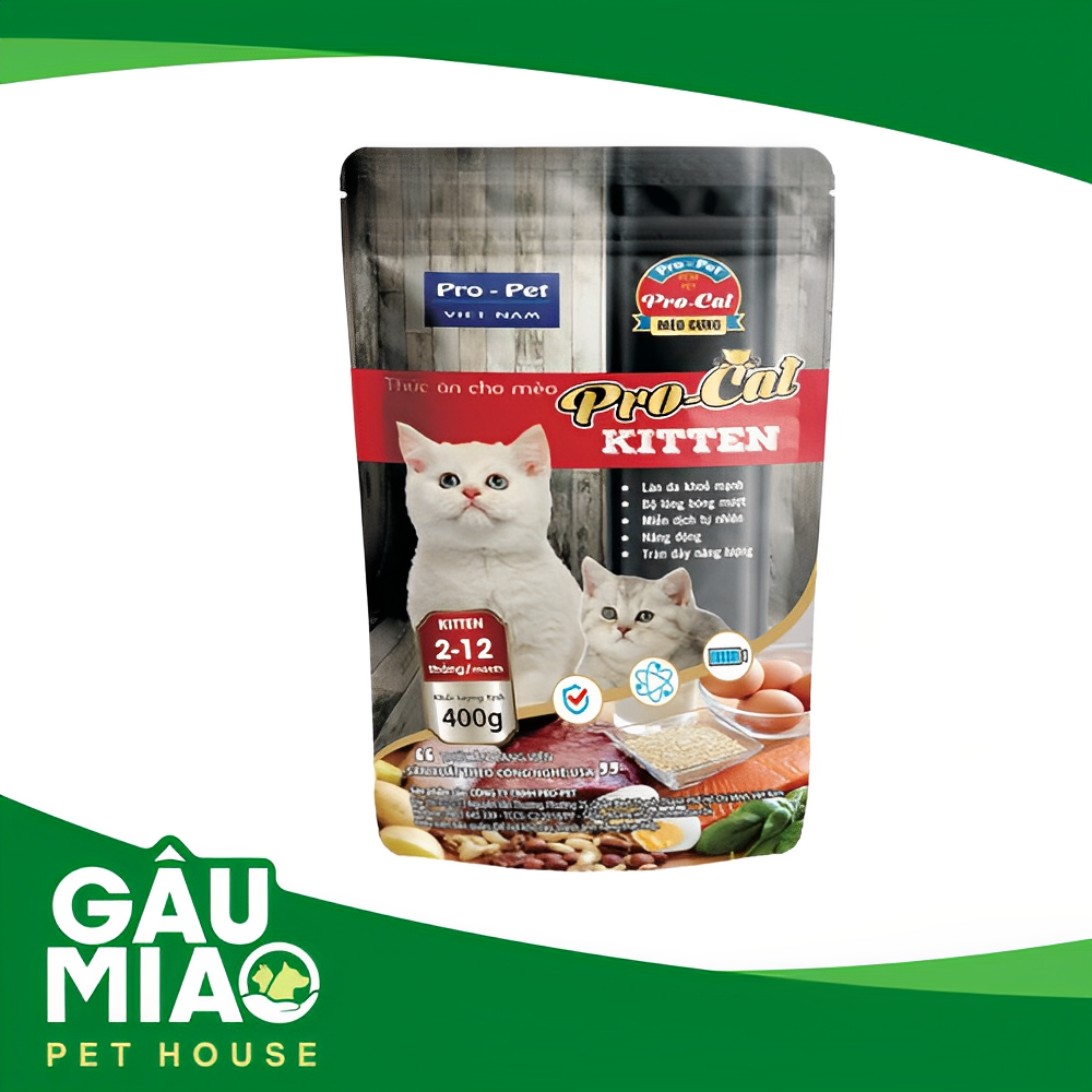 Pro-Cat Kitten - Thức ăn cho mèo con từ 2-12 tháng tuổi