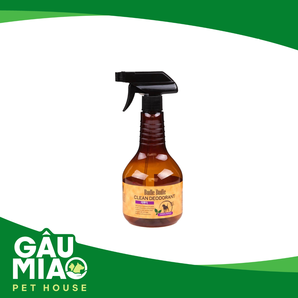 Budle’Budle Clean Deodorant - Xịt khử mùi dưỡng lông - 530ml - Hương Lavender