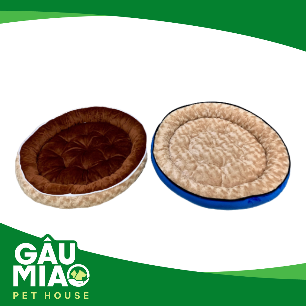 Nệm tròn lông-nhung 2 mặt 60cm