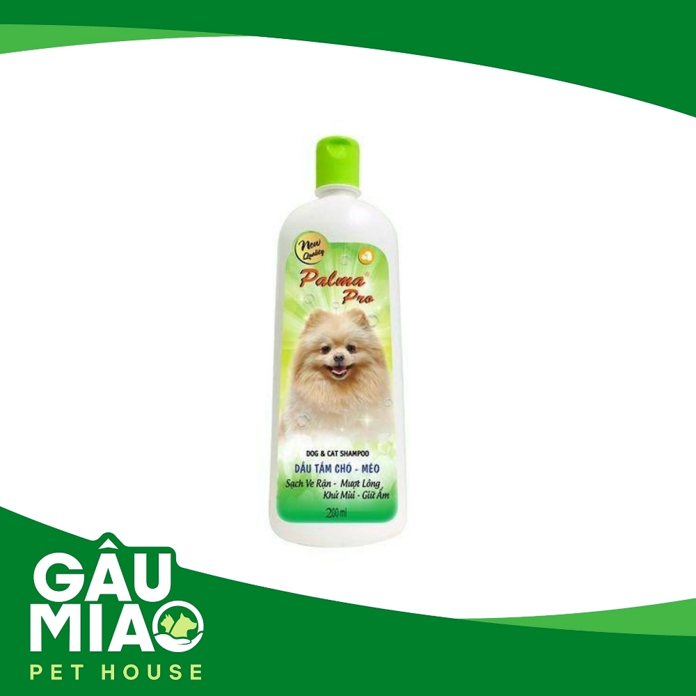 Palma Pro - Dầu tắm trị ve rận, mượt lông cho  chó mèo