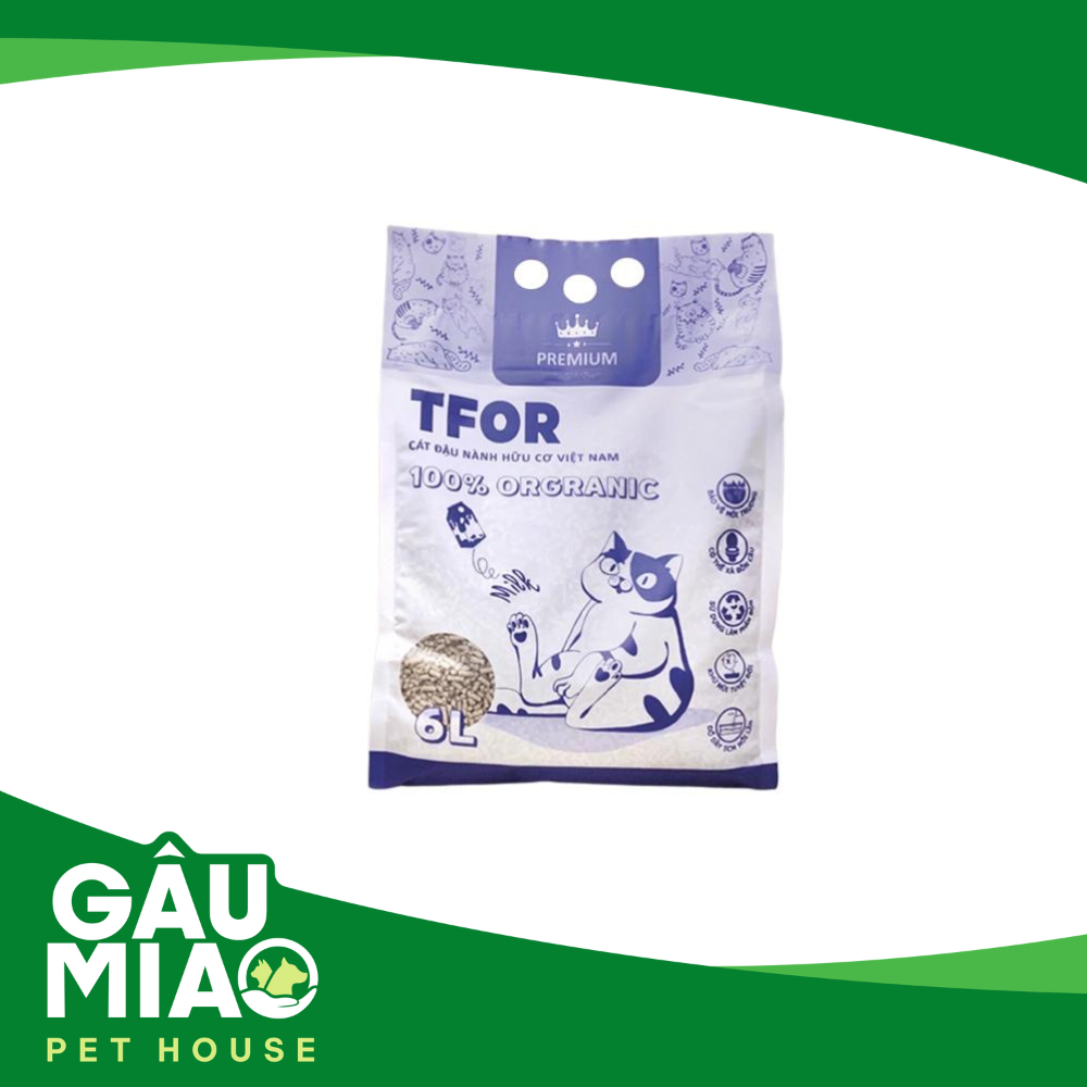 TFOR PREMIUM-Cát đậu nành hữu cơ 6L