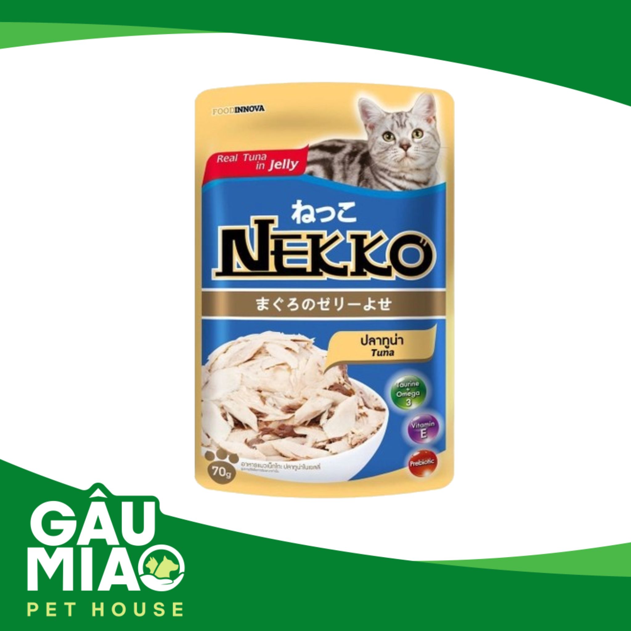Nekko Pate cho mèo gói 70g