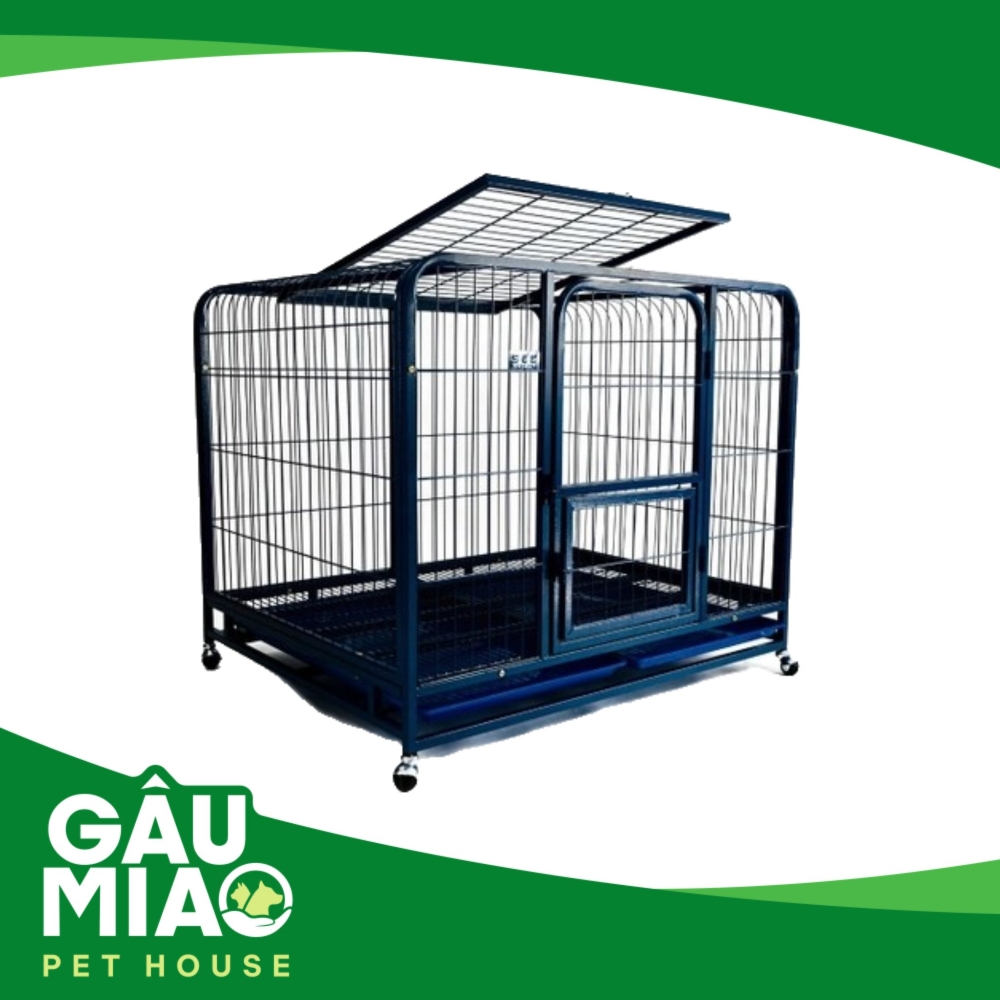 Chuồng khung SLC tròn đại mâm đôi 116*95*97cm