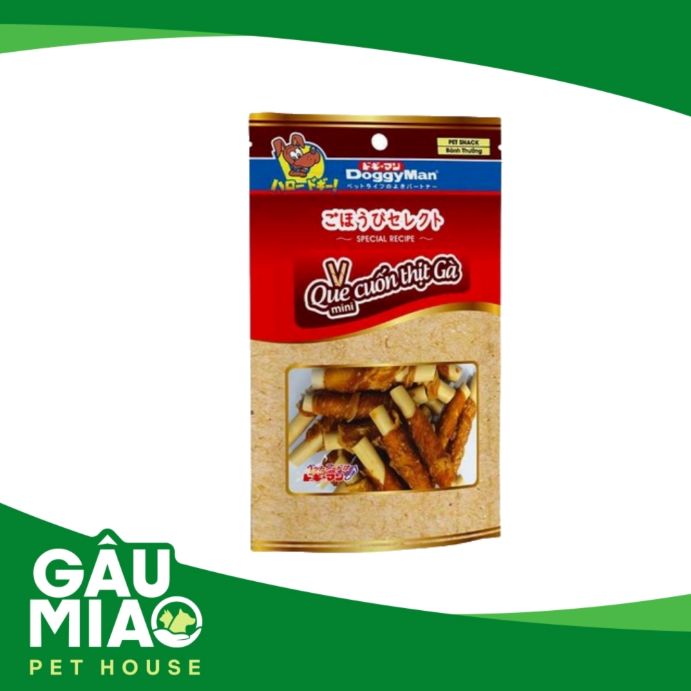 DoggyMan Que cuốn thịt gà mini (20 cây)