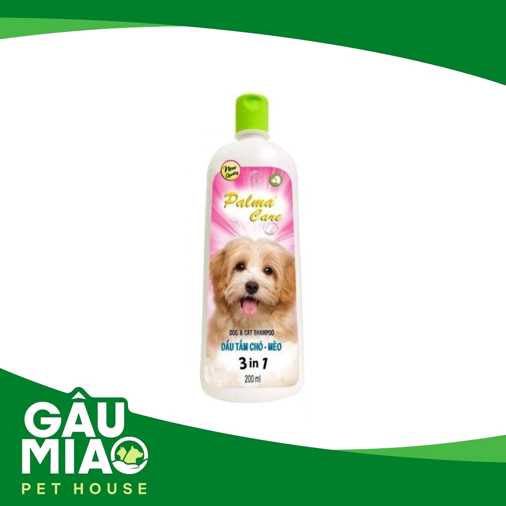 Palma Care - Dầu tắm khử mùi, trị ve rận cho chó, mèo