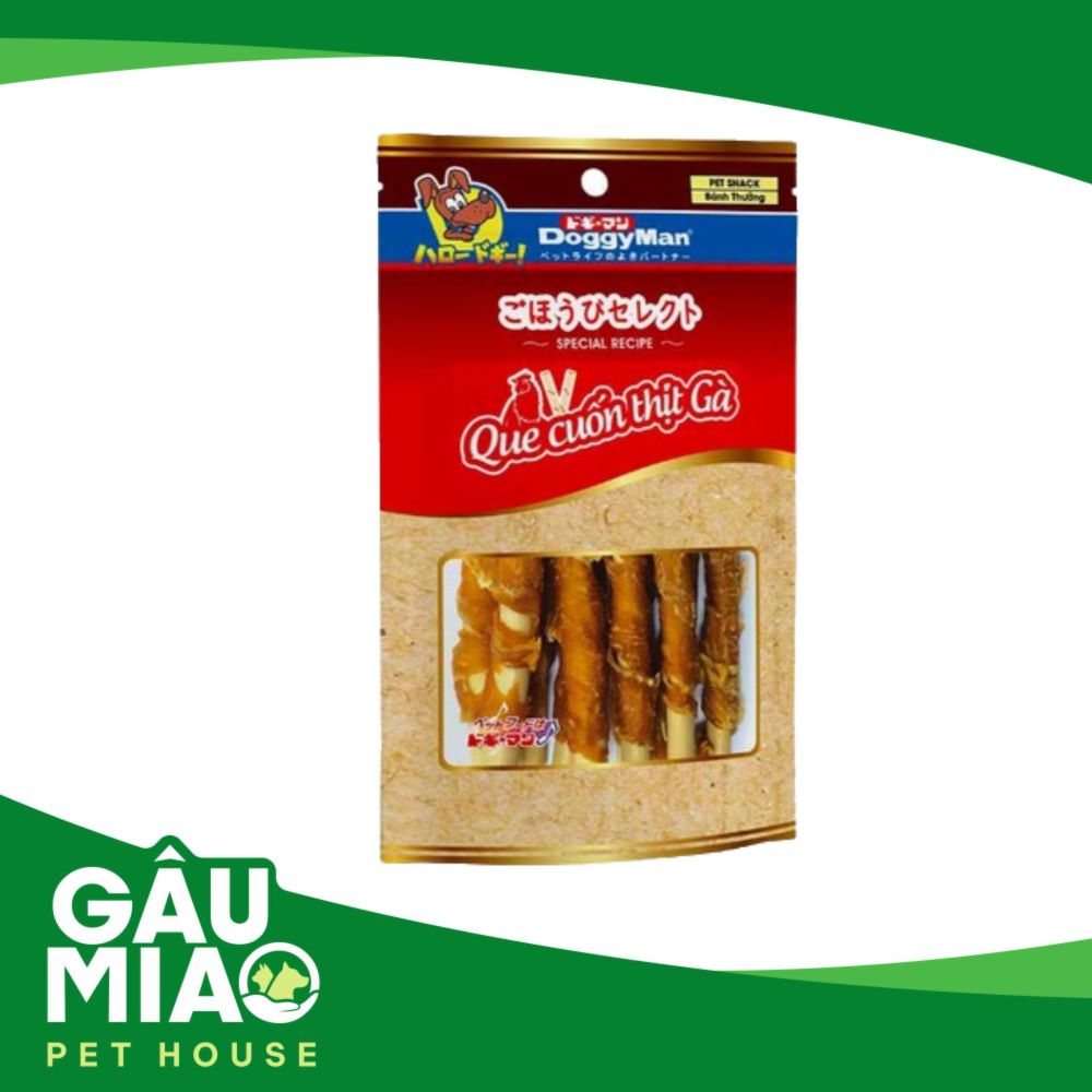 DoggyMan Que cuốn thịt gà (10 cây)