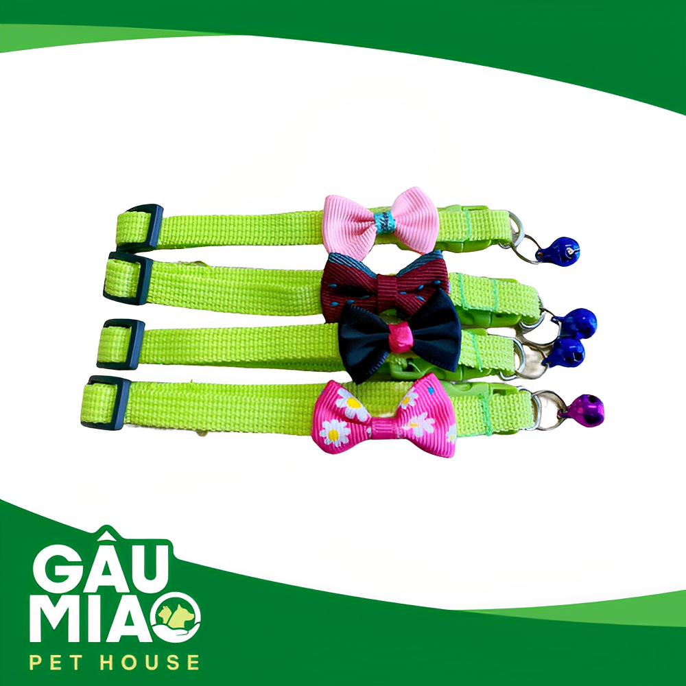 Vòng cổ nơ màu 1cm