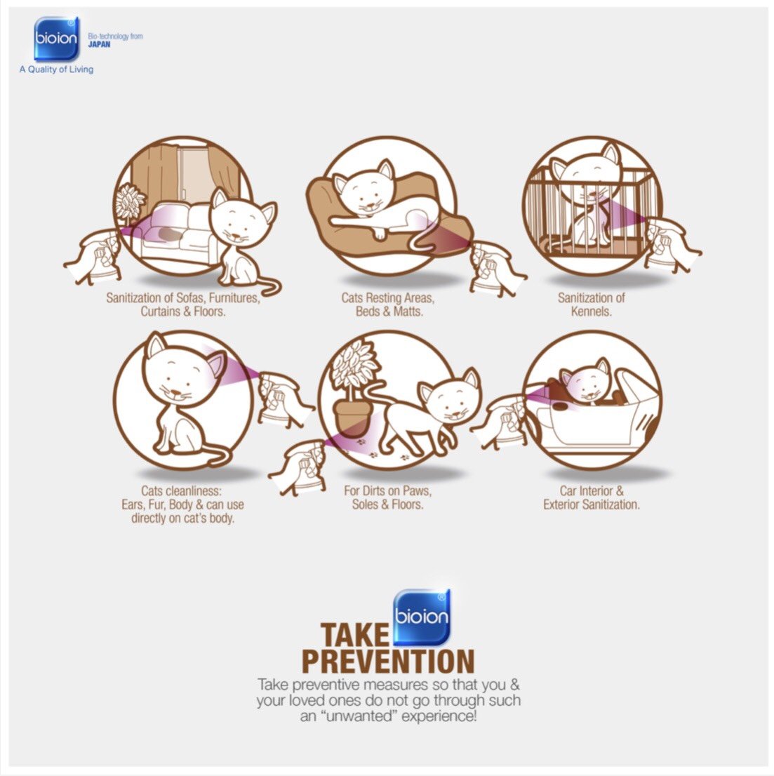 Bioion Pets Pounce Cat Germs-Free 500ml