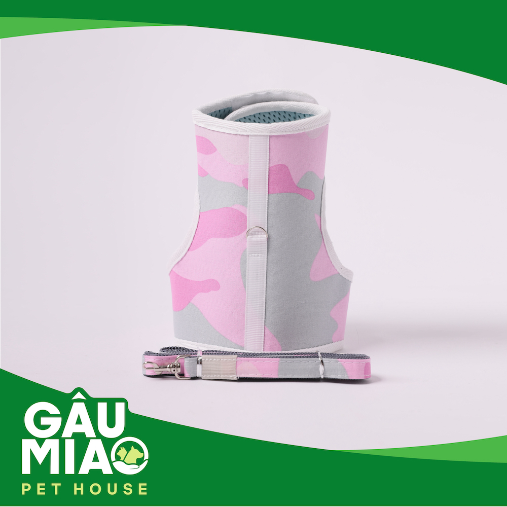 Bộ áo yếm+dây dắt (móc giữa)