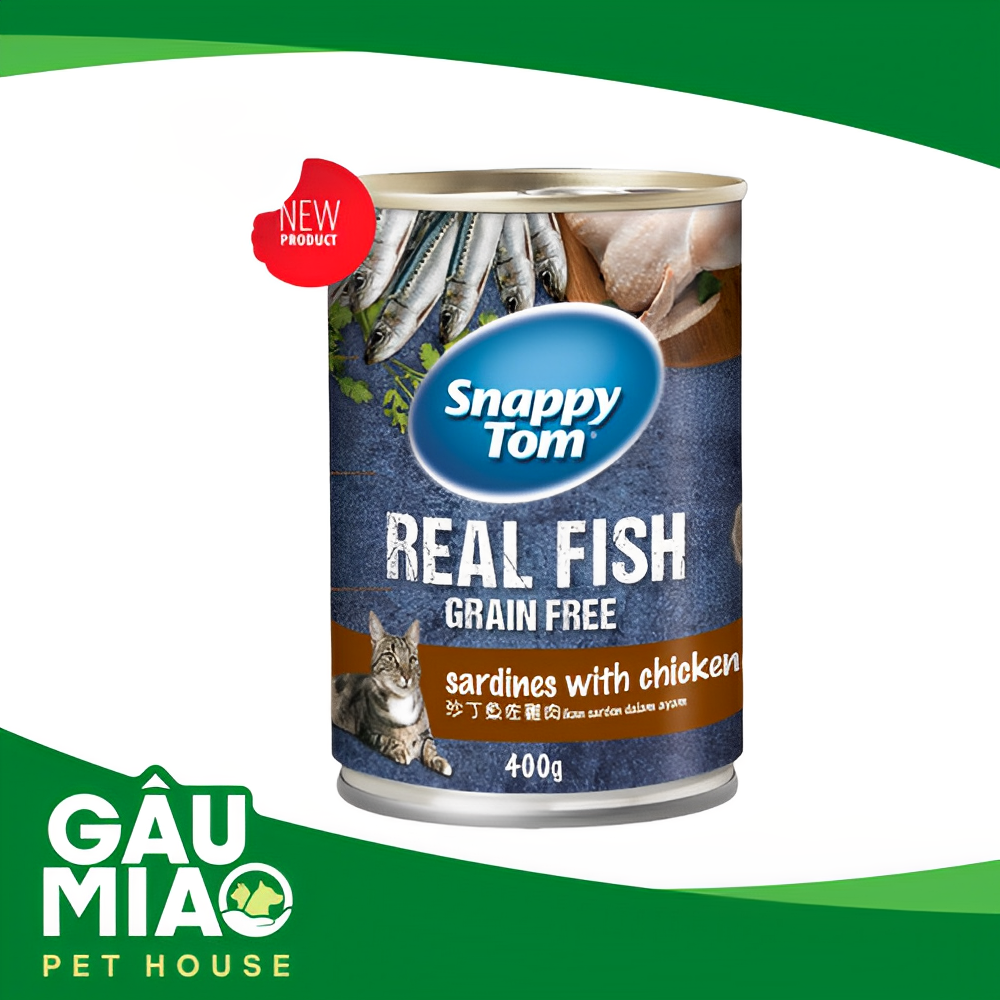 Snappy Tom-Pate cho mèo từ 4 tháng tuổi-Lon 400g
