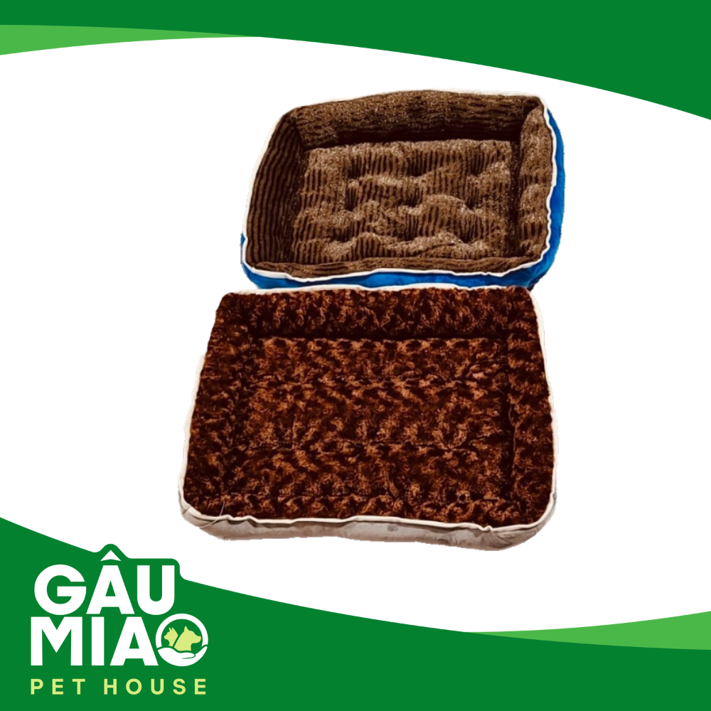 Nệm vuông lông-nhung 2 mặt 60x50cm