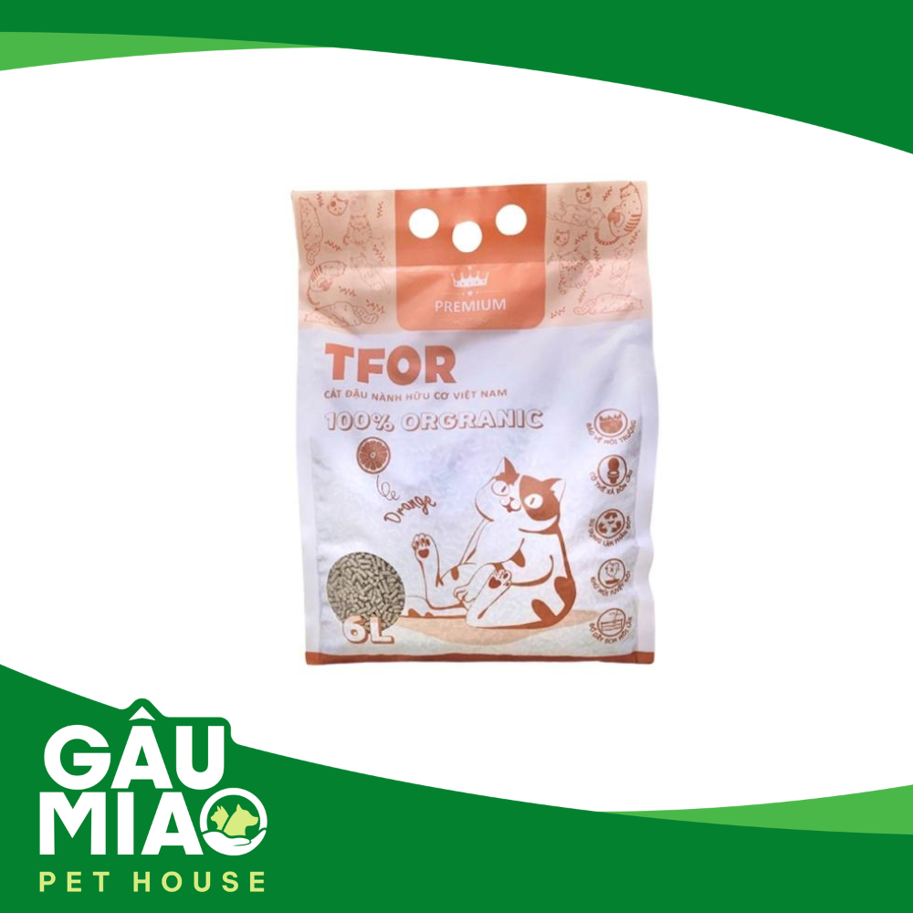 TFOR PREMIUM-Cát đậu nành hữu cơ 6L