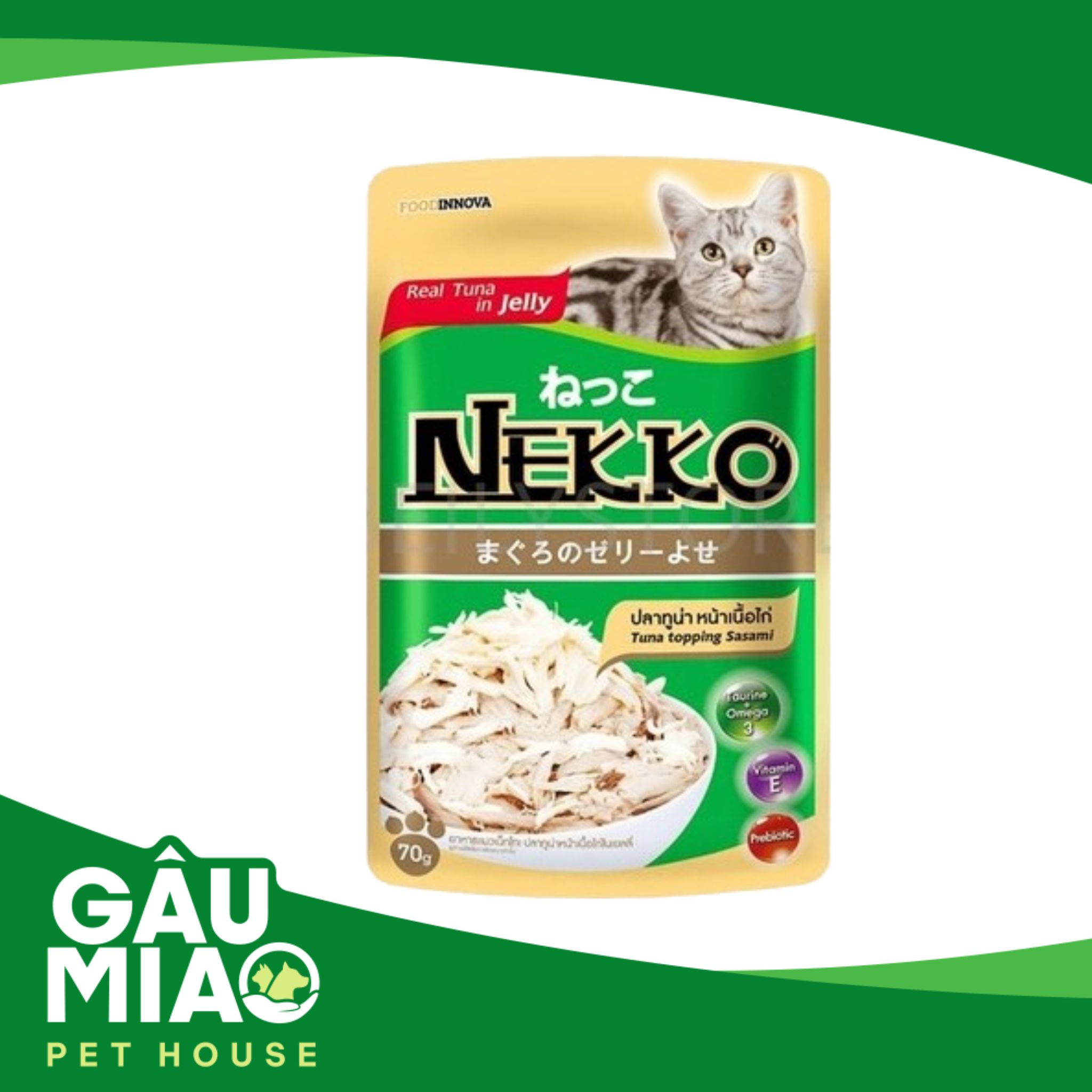 Nekko Pate cho mèo gói 70g