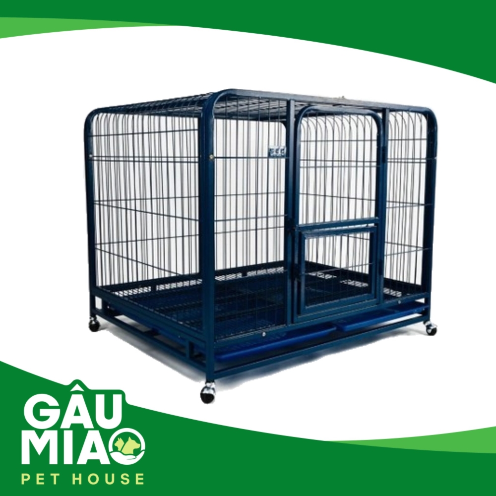 Chuồng khung SLC tròn đại mâm đôi 116*95*97cm