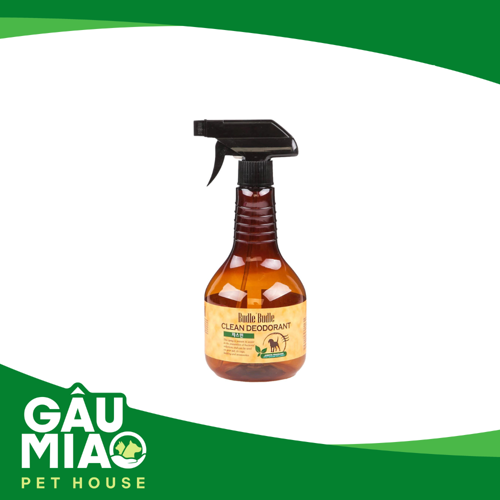 Budle’Budle Clean Deodorant-Xịt khử mùi dưỡng lông 530ml