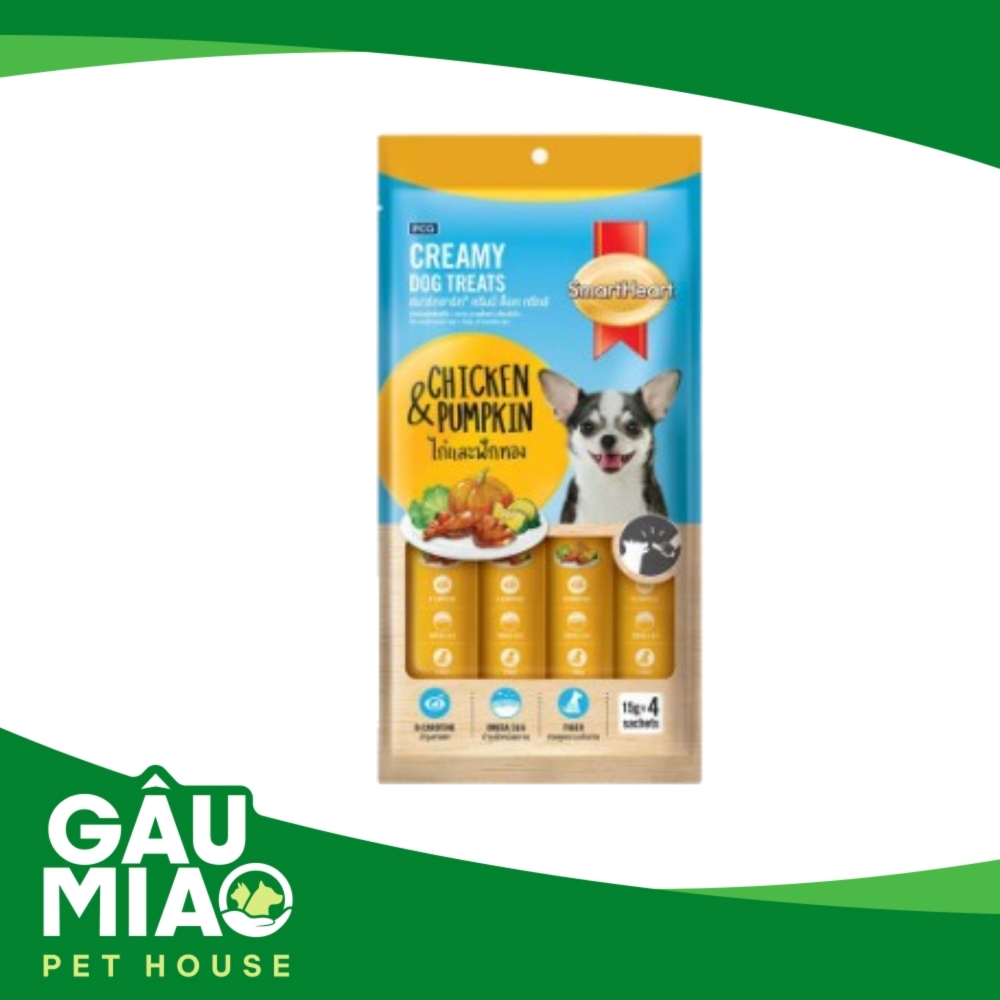 SmartHeart Creamy Dog  (15gx4pcs)