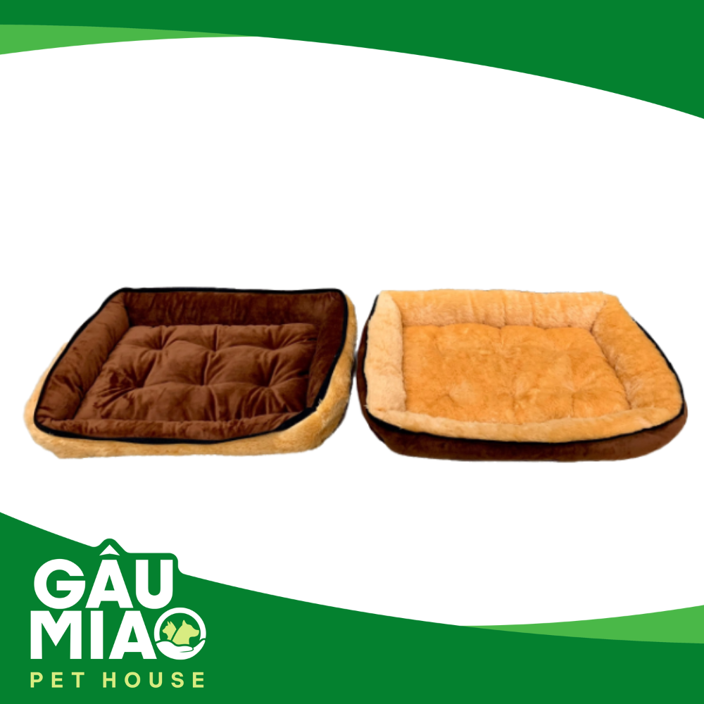 Nệm vuông lông-nhung 2 mặt 60x50cm