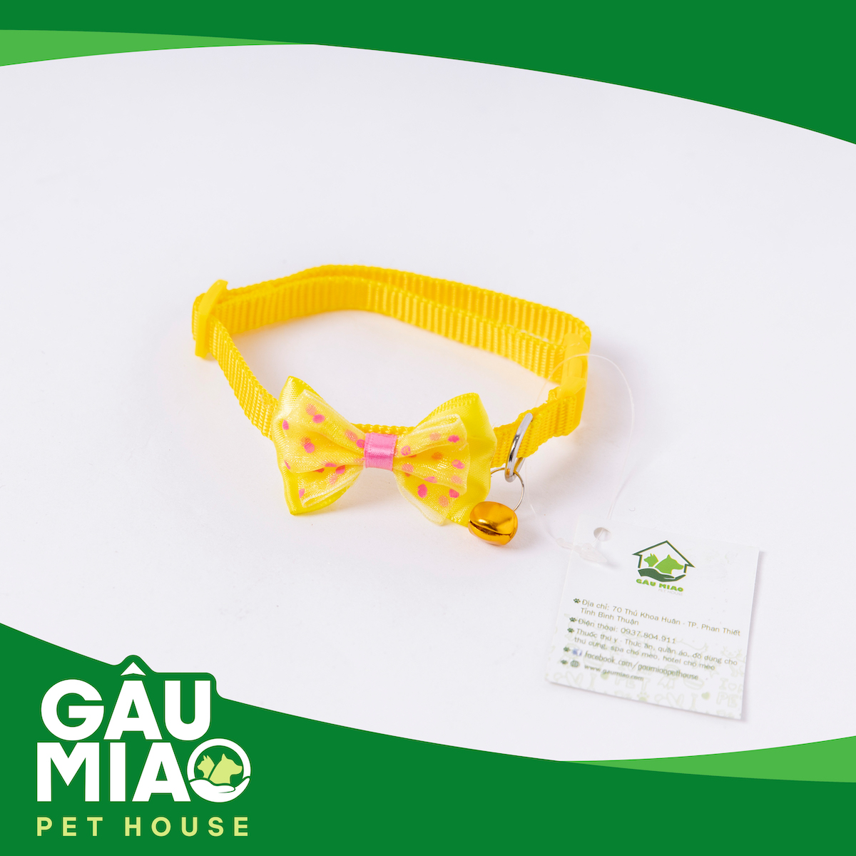 Vòng cổ nơ màu 1cm