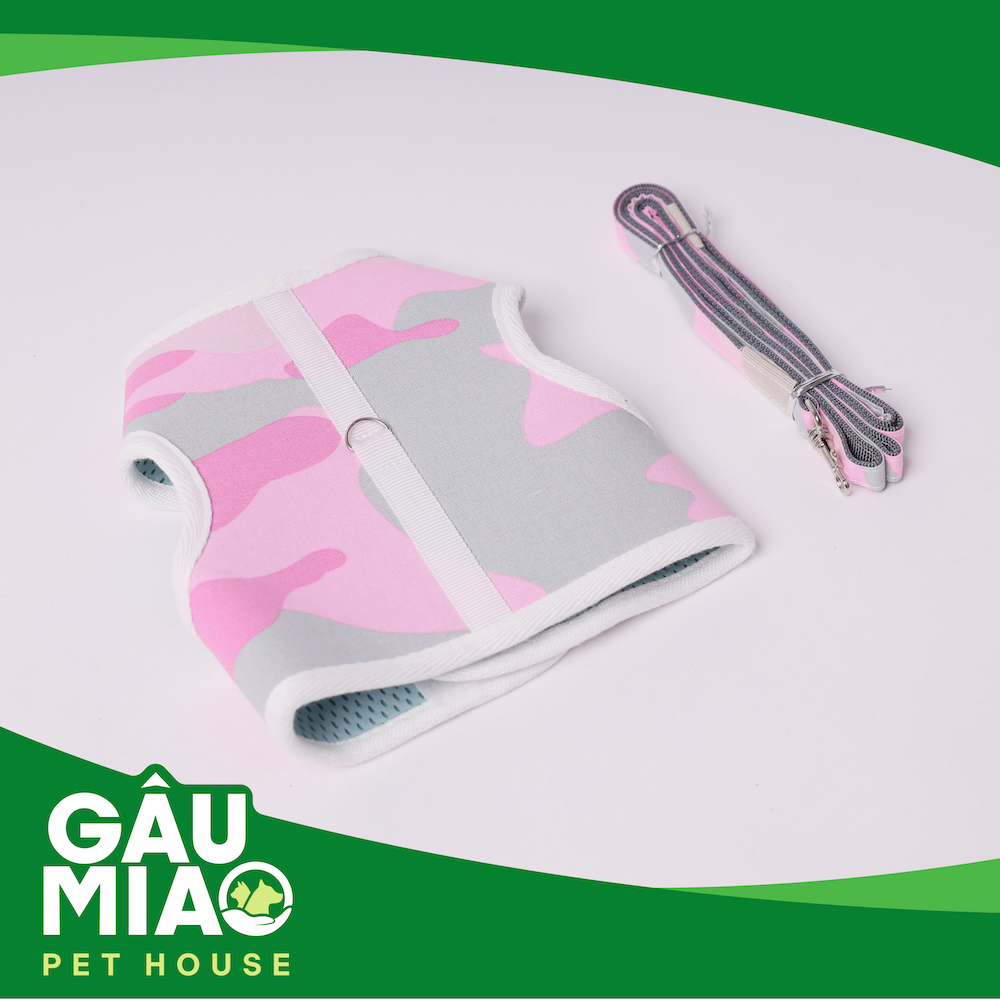 Bộ áo yếm+dây dắt (móc giữa)