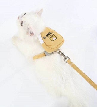 Bộ dây dắt + yếm ba lô cho chó mèo nhỏ