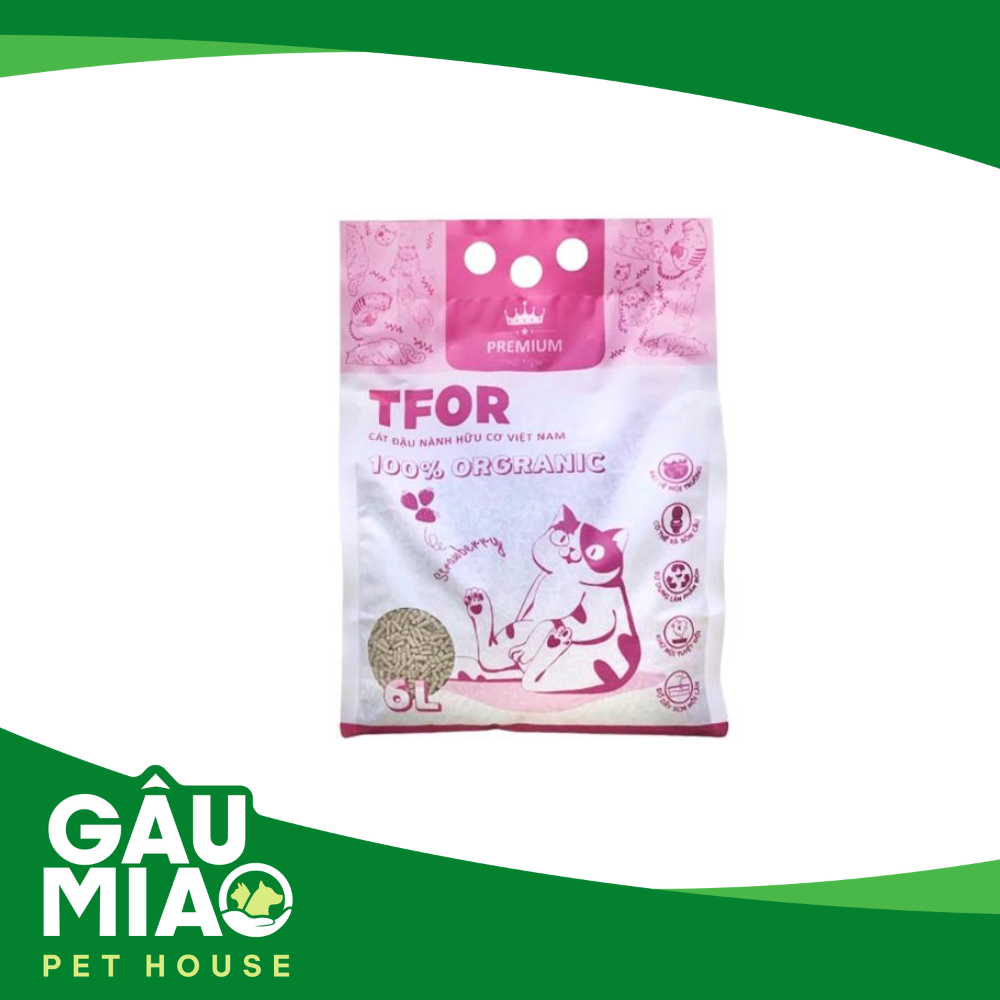 TFOR PREMIUM-Cát đậu nành hữu cơ 6L