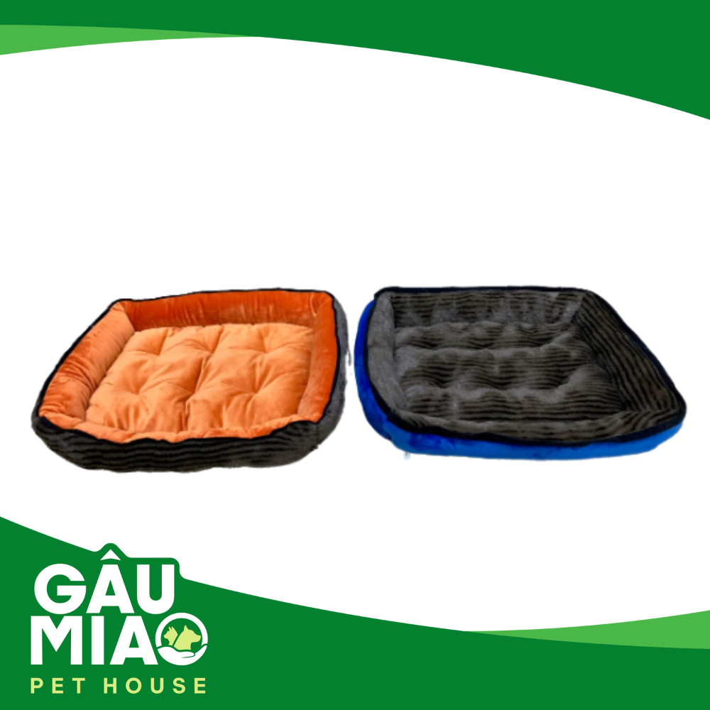 Nệm vuông lông-nhung 2 mặt 60x50cm