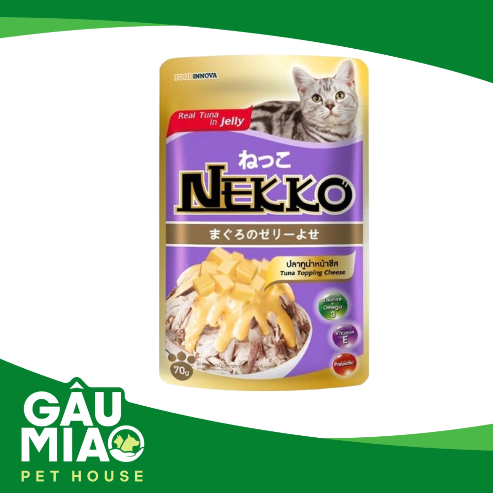 Nekko Pate cho mèo gói 70g