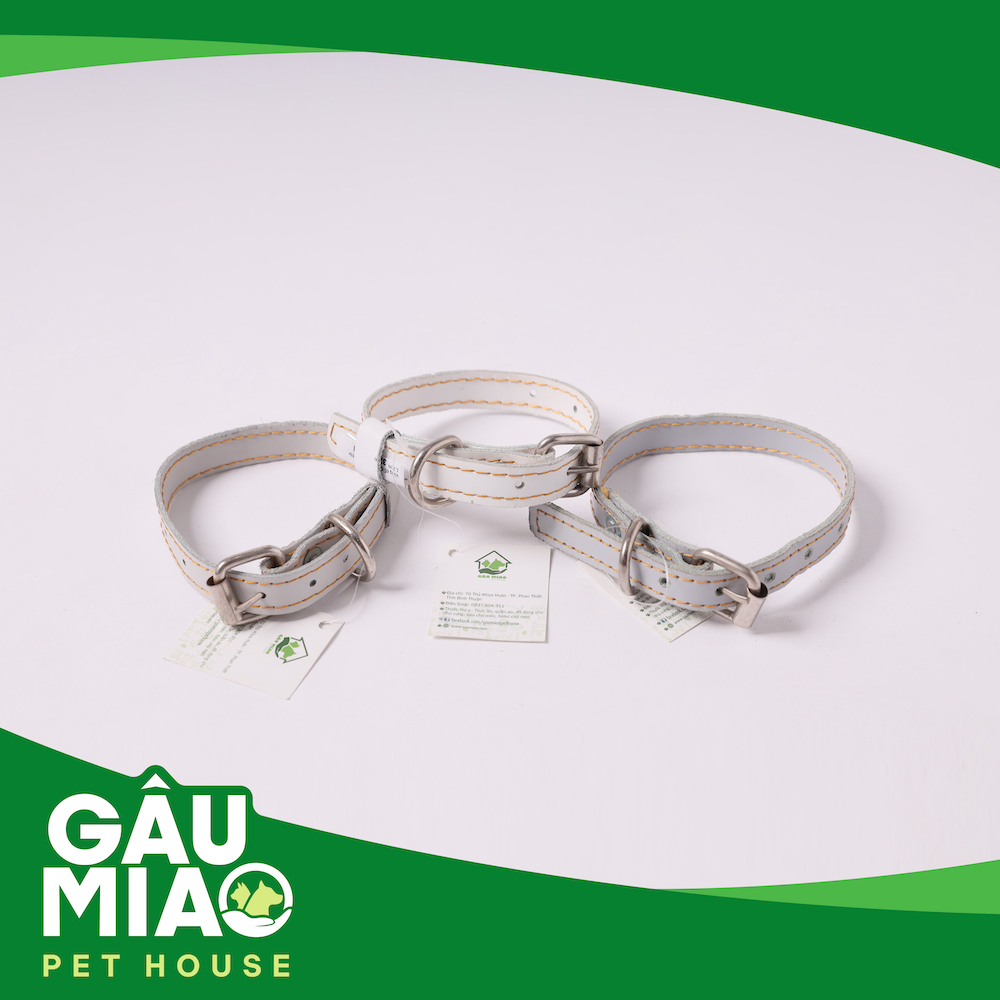 Vòng cổ da mềm 2 lớp