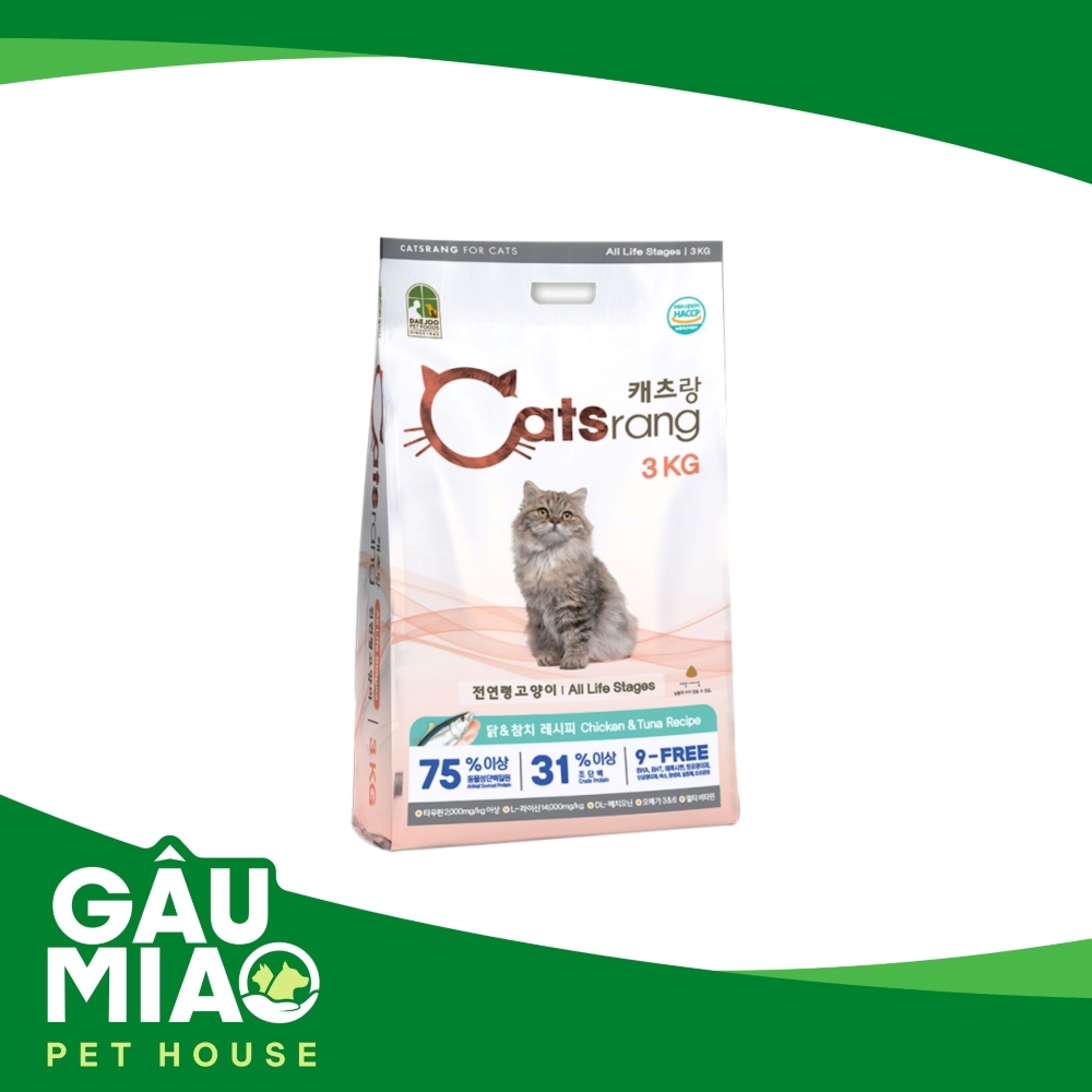 Catsrang All Stages-Thức ăn hạt cho mèo mọi lứa tuổi
