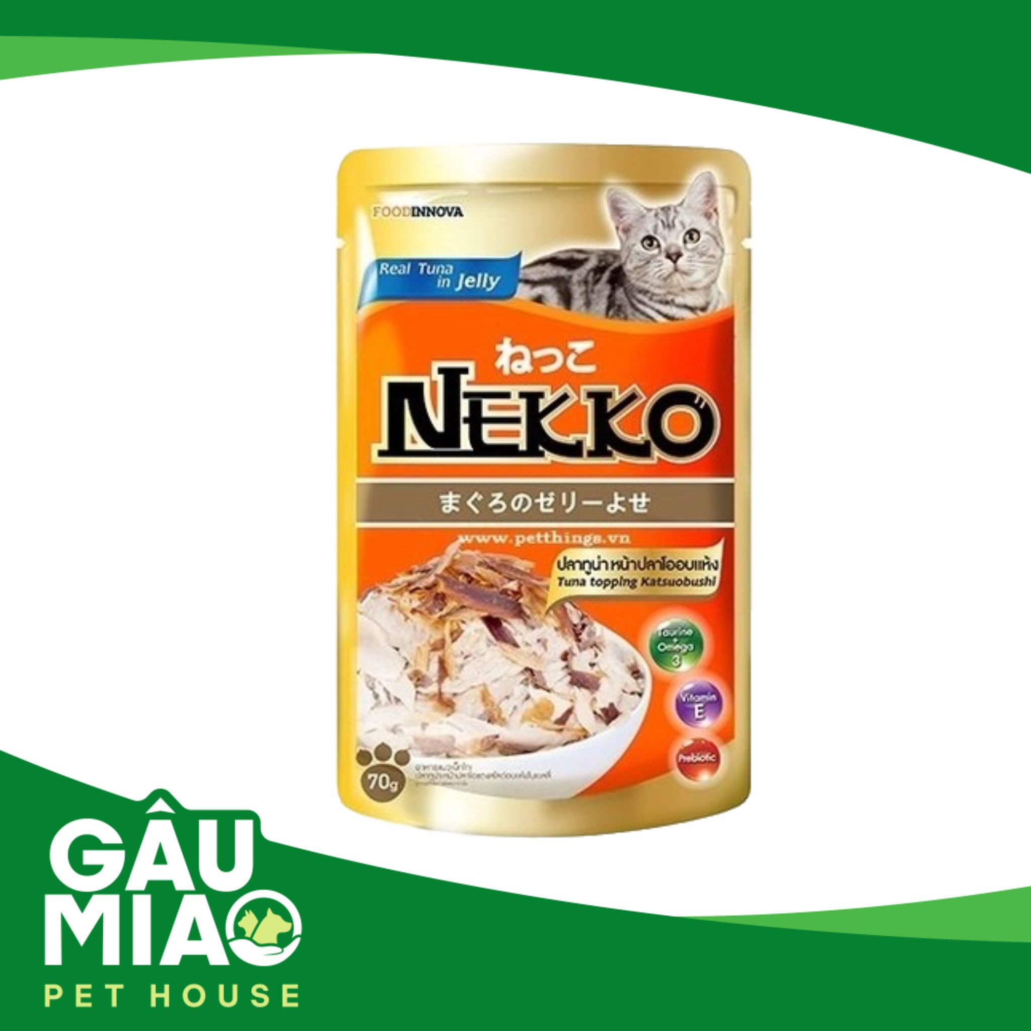 Nekko Pate cho mèo gói 70g
